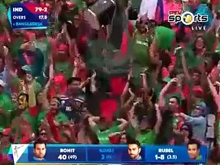 Pakistani Channel on India beat Bangladesh- 19 March 2015- PTV Sports