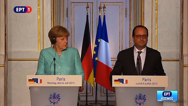 Δηλώσεις Μέρκελ-Ολάντ για το δημοψήφισμα