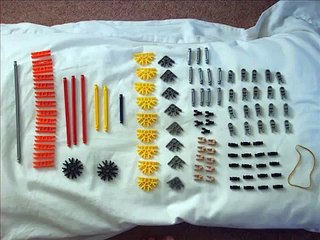 Step-by-step instructions for K'nex semi-automatic gun