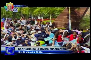 Llegada al Santuario de la Divina Misericordia