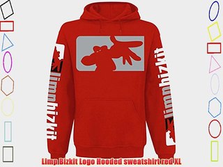 Limp Bizkit Logo Hooded sweatshirt red XL