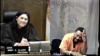 Emotional reunion for burglary suspect when he realizes he went to middle school with the judge