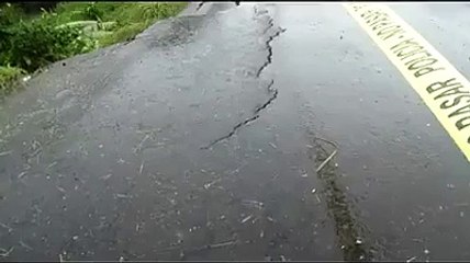 Conavi mantiene paso regulado en Sarapiquí ruta 4 por desprendimiento de la vía