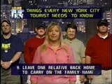 Top Ten Things Every New York City Tourist Needs To Know - Late Show with David Letterman