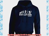 iClobber Archery Evolution Men's Hoodie Hoody Target Arrows Tips - X Large Adult - Navy Blue