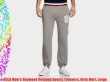 UCLA Men's Haywood Relaxed Sports Trousers Grey Marl Large