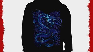 Wellcoda | Chinese Dragon Asian Mens NEW Tattoo Black Hoodie Back L
