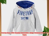 Firetrap Boys 1993 Hooded Sweatshirt Beige (Oatmeal Marl) 3-4 Years