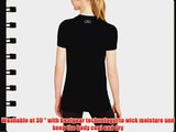 Under Armour Women's Solid Short Sleeve Multi Sport Tech T-Shirt - Black/Metallic Silver Large