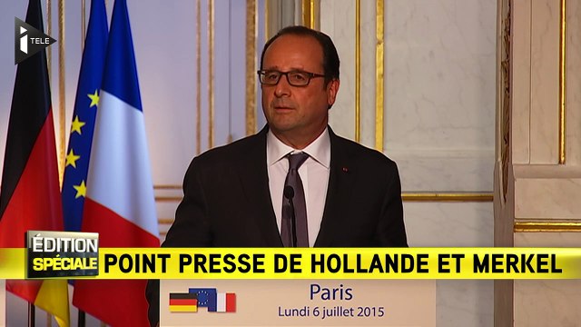 François Hollande: Il y a urgence pour la Grèce, pour l'Europe