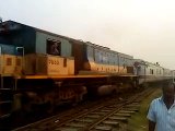 Bangladesh Railway Subarno Intercity Express just left Kamlapur rail station.MP4
