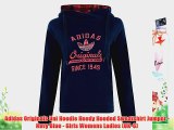 Adidas Originals Uni Hoodie Hoody Hooded Sweatshirt Jumper - Navy Blue - Girls Womens Ladies