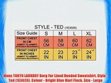 Mens TOKYO LAUNDRY Borg Fur Lined Hooded Sweatshirt. Style - Ted (1E3020). Colour - Bright