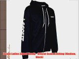 iScout Ladies Zipped Hoody - Official Scout Clothing (Medium Black)