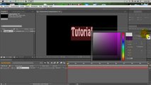 Tutorial Imparare ad usare After effects PUNTATA 2°