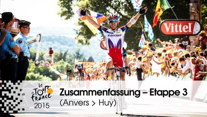 Zusammenfassung - Etappe 3 (Anvers > Huy) - Tour de France 2015