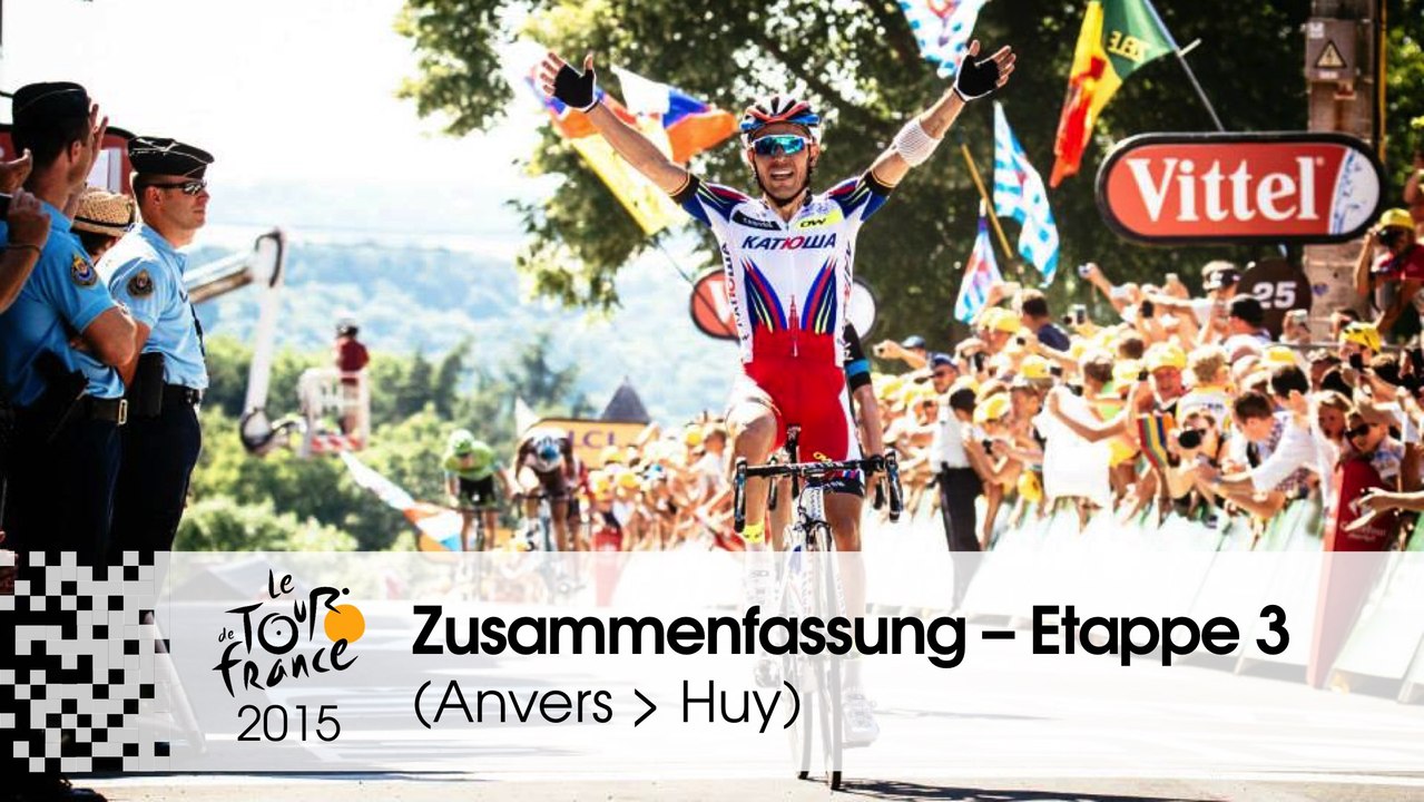Zusammenfassung - Etappe 3 (Anvers > Huy) - Tour de France 2015