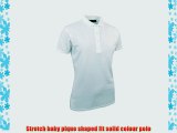 Glenmuir Ladies Cotton Pique Polo Shirt White M