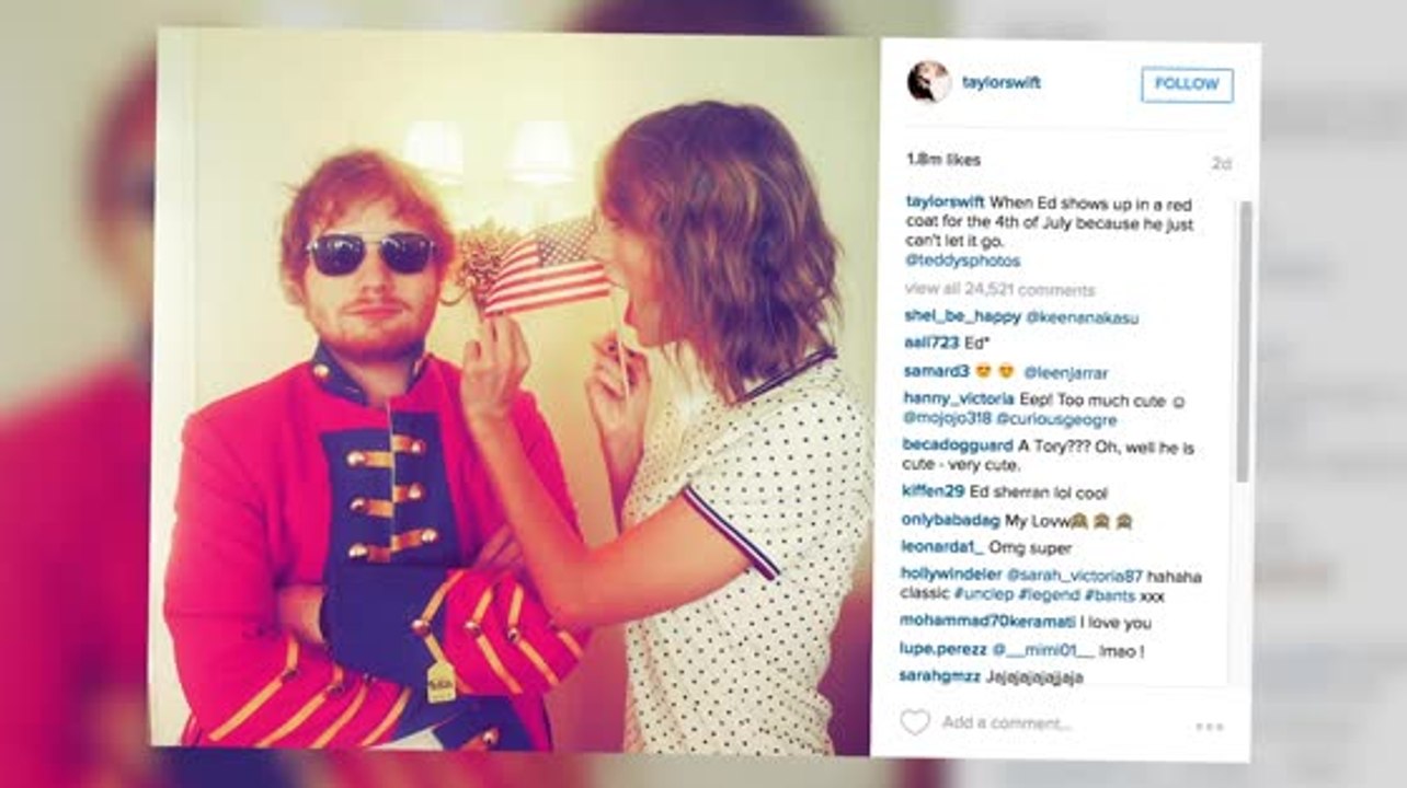Taylor swift und weitere stars zeigen, wie sie den 4. juli feierten