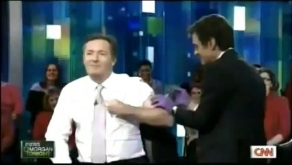 Piers Morgan takes FLU Vaccine Shot, Gets Sick. Thanks Dr.Oz!!!