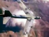 Real shot of B 52 Stratofortress strategic bomber air strikes