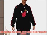 NBA Miami Heat Mens Athletic Dri-Fit Pullover Hoodie / Sweatshirt XL Black