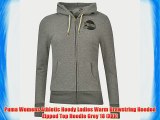 Puma Womens Athletic Hoody Ladies Warm Drawstring Hooded Zipped Top Hoodie Grey 18 (XXL)