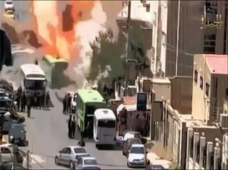 Al Nusra Front Car Bomb Targets Busy Damascus Street