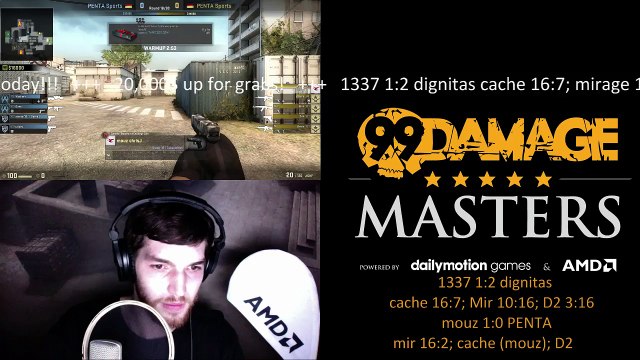 dabo0 - 99DMG Masters Playoffs: 1337 vs dignitas @18CEST + mouz vs PENTA @21CEST (REPLAY)