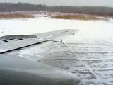 UTair Tupolev TU-134 take-off from Arkhangelsk Airport