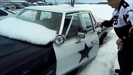 Classic Car Cold Start! 1974 Dodge Monaco "Bluesmobile"!