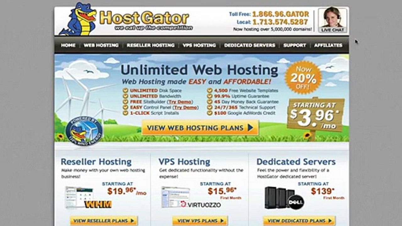 Create a Website on Facebook - Part 3 - Hosting - Video Dailymotion