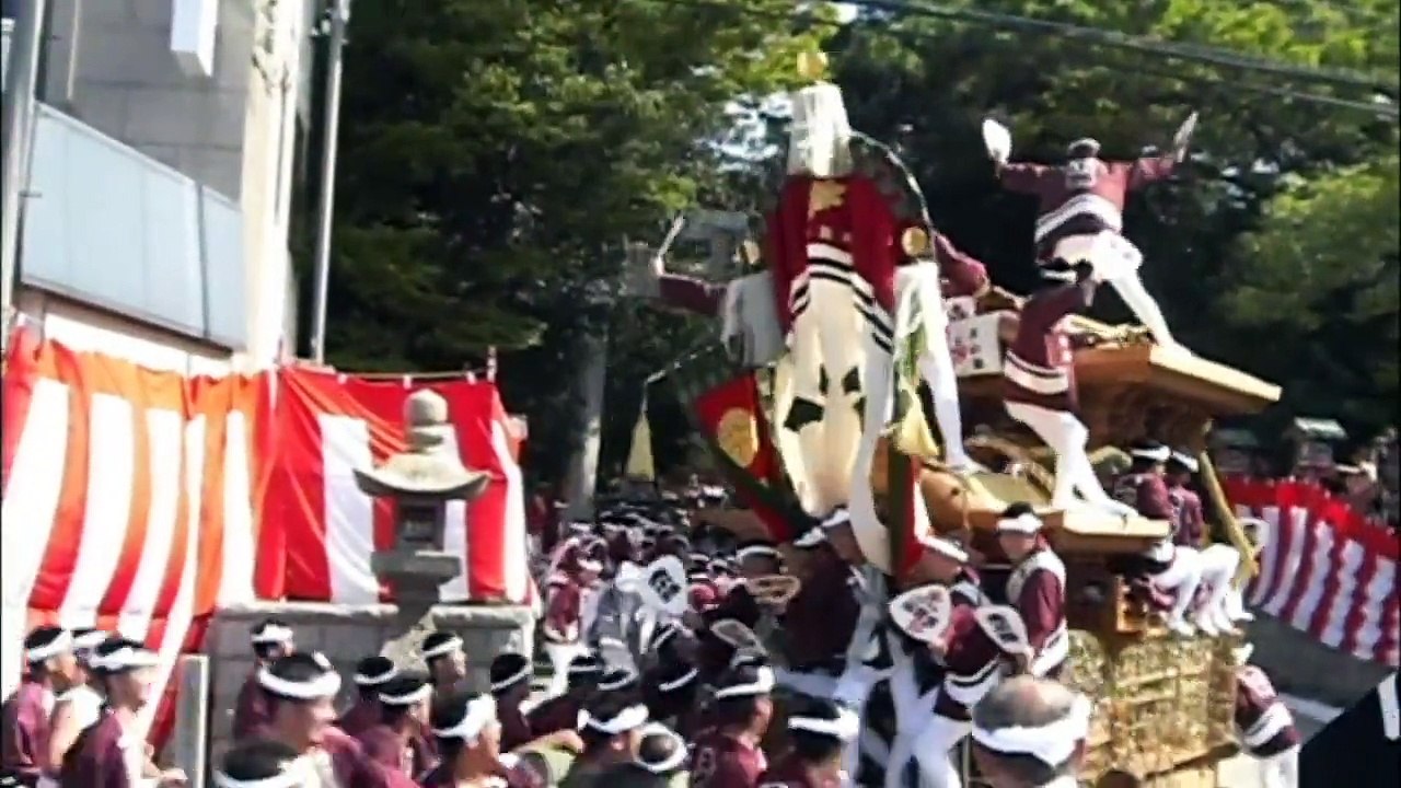 岸和田だんじり祭り（春木地区） 弥栄神社宮入り Kishiwada Danjiri Festival 2010