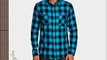 Urban Classics CHECKED FLANELL Shirt black turquoise