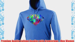 ACID DIAMOND (XL - ROYAL BLUE) NEW PREMIUM HOODIE - Dope Hipster Swag Fresh Street Rave Yolo