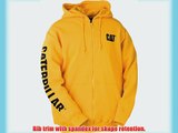 Caterpillar W10840 Zip Hooded Sweatshirt Yellow