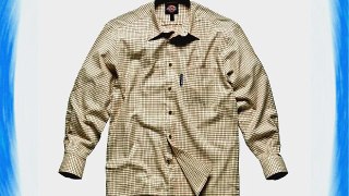 Dickies Sh81500 Tattersall Shirt Brown Medium