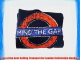 Distressed Mind The Gap Roundel Printed Hooded Sweatshirt Navy Transport for London Souvenir