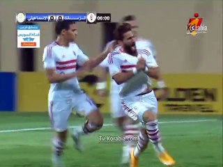 الزمالك يتقدم 2/0 علي الإسماعيلي