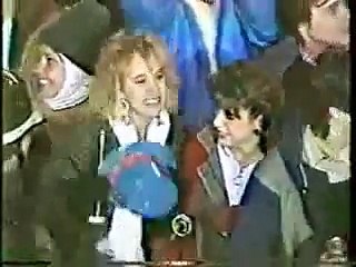 New Years Ball Drop 1986 - 1987