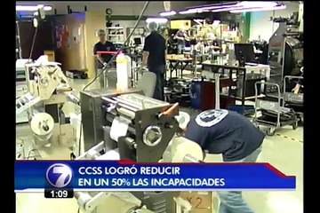 CCSS disminuyó en 50% incapacidades prolongadas