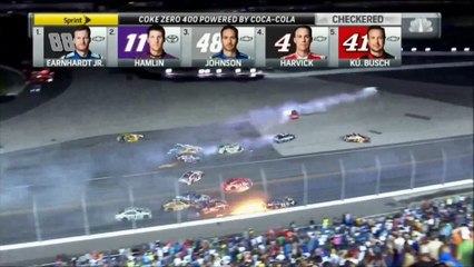Terrible accident de Nascar à Daytona