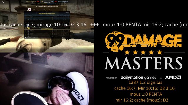 dabo0 - 99DMG Masters Playoffs: 1337 vs dignitas @18CEST + mouz vs PENTA @21CEST (REPLAY)