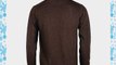 Mens Gant Mens Zip Lambswool Sweater in Brown - L