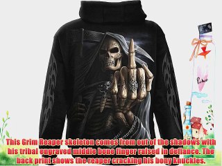 Spiral - Men - BONE FINGER - Full Zip Hoody Black - X-Large