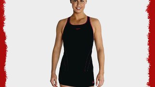 Speedo Women's Fit Tankini - Black/Pop Pink 30 Inch