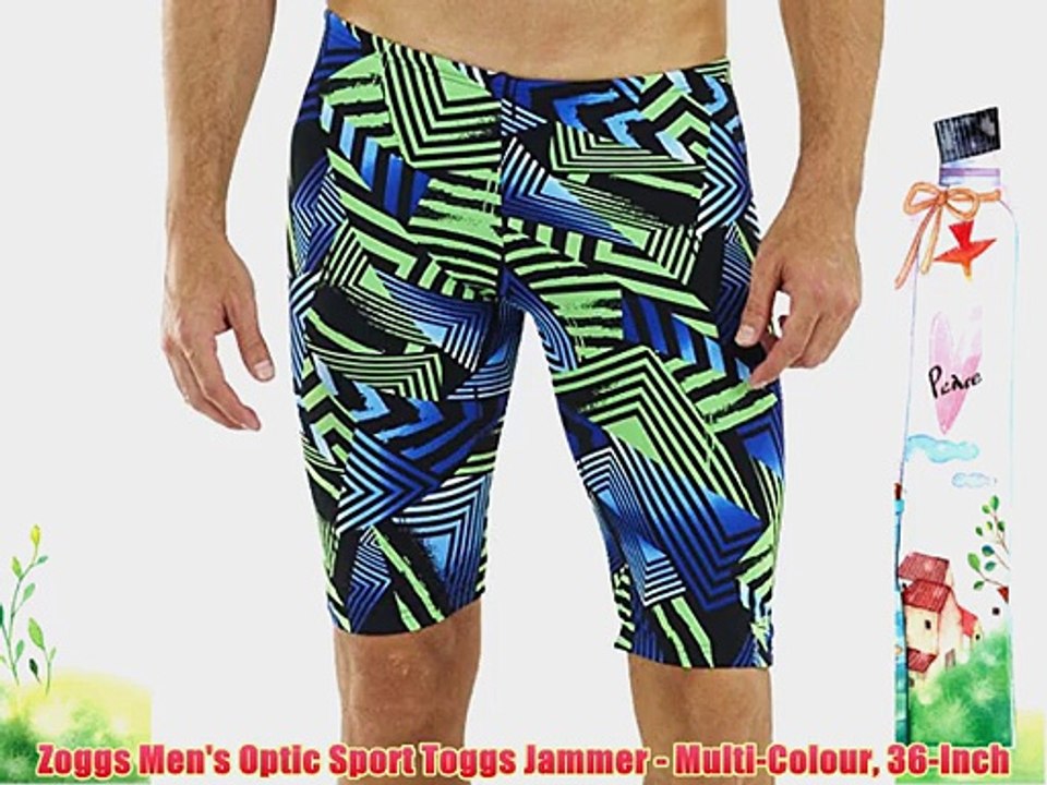 Zoggs Men's Optic Sport Toggs Jammer - Multi-Colour 36-Inch