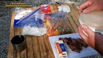 Campfire Cooking - Breakfast Burritos in Cast Iron