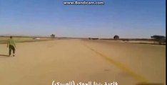 Chilling Video! Crazy Libyan Pilot Performs Extremely Fast and Low Fly Over