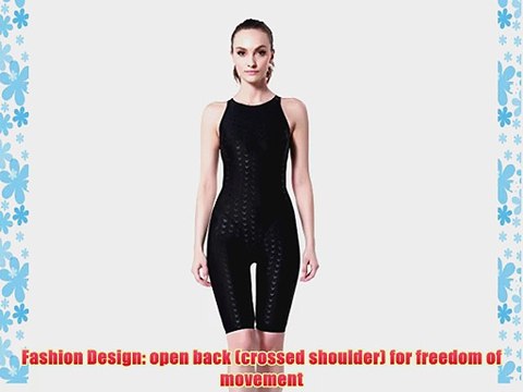 OUO Fashion Women Ladies One Piece Boyleg Swimwear Swimsuit Unitard Legsuit Swimming Costume